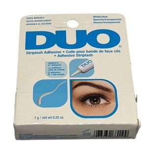DUO Striplash Adhesive White Clear Eyelash Glue 7g 0.25oz-NIB